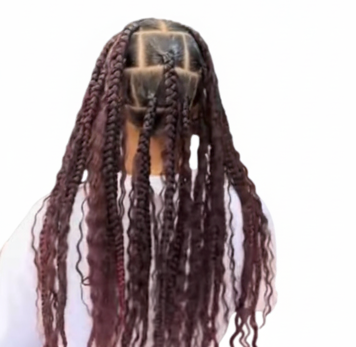 Summer-ready braided hairstyle